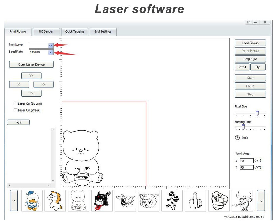3018 Pro offline Laser software 1